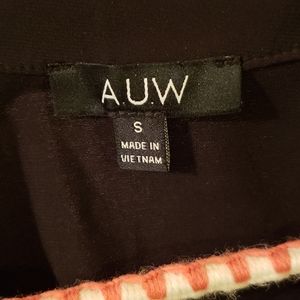 AUW black blouse; barely used